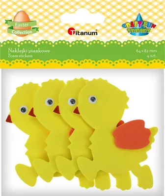 Produktbild von Schaumstoffdekoration Hühner Titanum