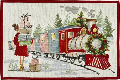 Zdjęcie produktu dla Świąteczna dekoracja "Xmas Express", wymiary 32x48 cm, producent: Sander