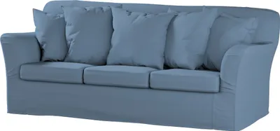 Produktbild von Dekoria Bezug für Tomelilla 3-Sitzer Sofa nicht ausklappbar, blau, Sofahusse, Tomelilla 3-Sitzer
