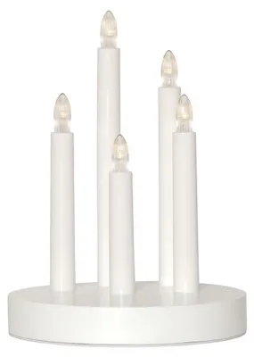Produktbild von Star Trading 139-02, Leichte Dekorationsfigur, Weiß, IP20, 5 Glühbirne(n), LED, 0,09 W