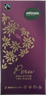 Immagine prodotto di Cioccolato fondente 75% - Perù 100g