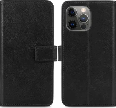 Zdjęcie produktu dla imoshion Luksusowe etui typu bookcase do Apple iPhone 13 Pro Max – czarne