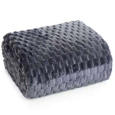 Produktbild von Decke CINDY6 170x210 cm dunkelgrau