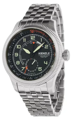 Produktbild von Kienzle Pilotimer Automatik Armbanduhr Gangreserve Saphirglas 44 mm