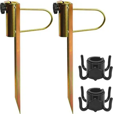 Produktbild von Parasolhalter Set von 2 - Bodenanker für Parasol mit 20-35 mm Durchmesser