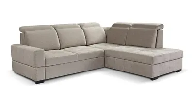 Produktbild von Ecksofa AXEL L - Wohnlandschaft, Polstersofa, Polstercouch [RECHTE Seite - Beige: Voss 28]