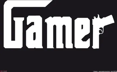 Produktbild von Gamer Logo - Mousepad - Mousepad