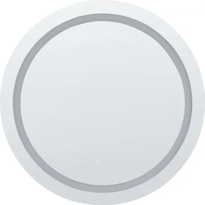 Obrázok produktu pre BELIANI Nástenné zrkadlo strieborné okrúhle ø 79 cm s LED osvetlením moderná kúpeľňa spálňa