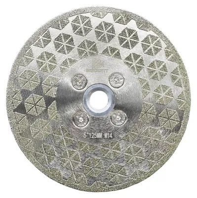 Obrázek produktu pro Diamantový kotouč 125 mm, závit M14, určený pro řezání dlaždic, keramiky, gresu, žuly a mramoru