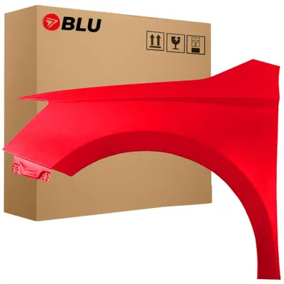 Obrázek produktu pro BLU Blatník náhrada pro Škoda Fabia III 3 NJ3 LF3K Levý Červená CorridaRot | 2014-2022 | Přední | Lakovaný | Připravený k montáži