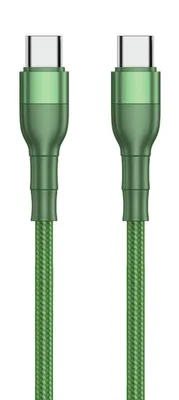 Produktbild von 2GO 797311, 1 m, USB C, USB C, USB 3.2 Gen 1 (3.1 Gen 1), Grün