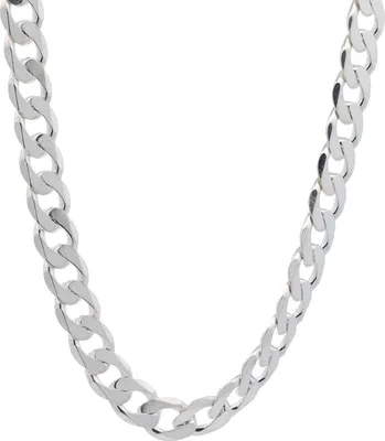 Produktbild von Silberkette Panzerkette Länge 60cm - Breite 5,0mm - 925 Silber