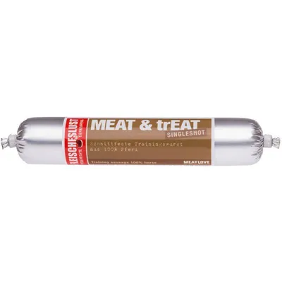 Produktbild von Fleischeslust Meat & Treat Singleshot Pferd 80 g