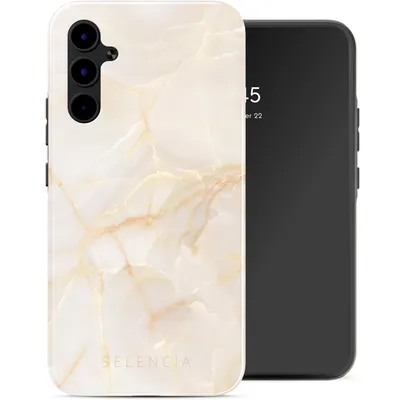 Produktbild von Selencia Vivid Back Cover Samsung Galaxy A34 (5G) - Golden Beige Marble