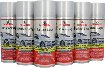 Produktbild von NIGRIN Klarlack-Spray, schützt die Lackierung 6x400ml