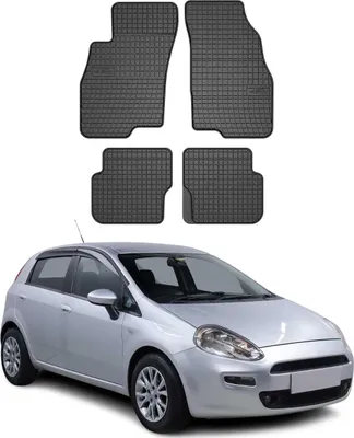 Produktbild von 2012-2018 Fiat Punto Fußmatten Gummi Schwarz 4 tlg