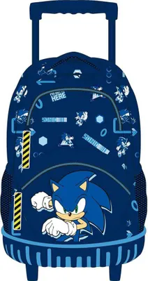 Immagine prodotto di Sonic 42 Cm Zaino con rotelle Blu Blu Taglia Unica