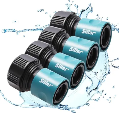 Obrázek produktu pro Sillar 4x připojení pro kohoutek 3/4'' STANDARD 2v1 – adaptér pro zahradní hadici