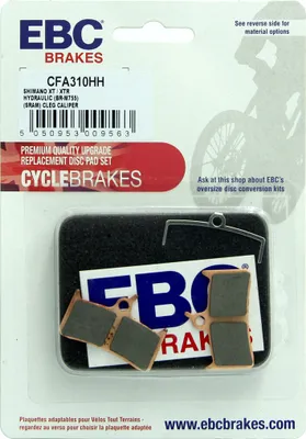 Image de CFA310HH - Plaquettes de frein vélo EBC Brakes (frittées)