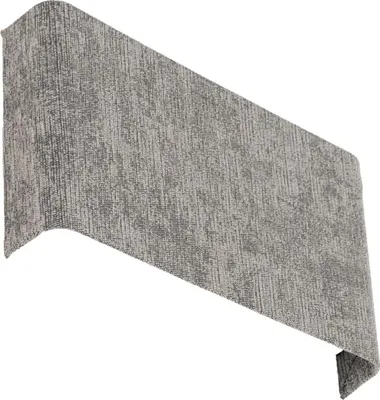 Produktbild von Wandlampe Stoff G9 B: 25 cm Grau 2-flammig eckig Modern Wandleuchte