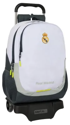 Produktbild von Safta Real Madrid 25/26 Rucksack Mit Rollen Weiß  Weiß One Size