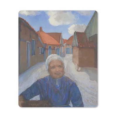 Produktbild von MuchoWow® Mauspad Mousepad Auf dem Lappenbrink in Winterswijk - Piet Mondrian 30x40 cm - Mousepads - Maus Mat - Pad - Mausunterlage - Mausmatten