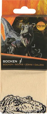 Produktbild von Jurassic World T-Rex Kinder Socken 3 Paar, Größe:27-30