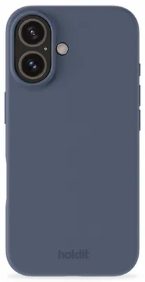 Image de Étui en silicone Holdit pour Apple iPhone 16 - Bleu Pacifique
