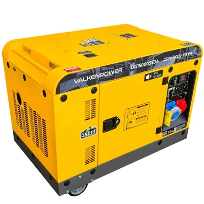 Zdjęcie produktu dla Generator dieslowski 10500 W, 230 V, 400 V, z ATS i AVR, wygłuszony, generator prądu