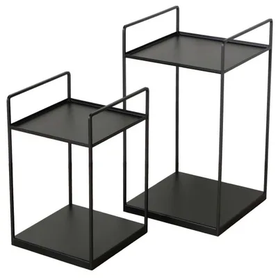 Produktbild von Schwarze Loft Kaffeetische COMO, 2er-Set
