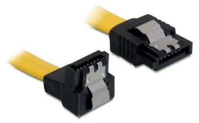 Obrázok produktu pre DeLOCK 0.7m SATA M/M, 0,7 m, Samec/samec, Žltá