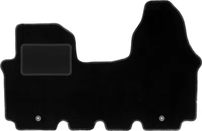 Immagine prodotto di Wielganizator tappetini auto velours anteriori adatto per Renault Trafic II (2001-2014, furgone) neri, set 2 pz, con fissaggi