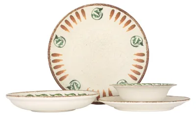 Zdjęcie produktu dla Zestaw naczyń Kütahya Porselen (średni) – Storia – 24 elementy – dla 6 osób – porcelana