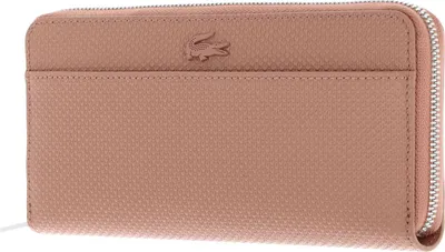 Zdjęcie produktu dla LACOSTE Leder Geldbörse Chantaco Classics Long Zip Wallet Cork altrosa