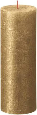 Obrázok produktu pre Bolsius Rustikálna sviečka zlatá 190/68 mm