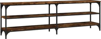 Obrázek produktu pro vidaXL TV skříňka kouřový dub 160x30x50 cm odvozený výrobek ze dřeva