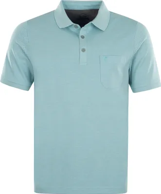 Produktbild von Hajo Shirt Kurzarm-Poloshirt Softknit mit Knopfleiste und Brusttasche in Regular Fit