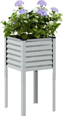 Produktbild von "2026 MODERNE"Garten-Pflanzgefäß Moderne - Pflanzkübel - Blumentopf 45x45x88cm Verzinkter Stahl NEU852778 - Beete