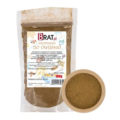 Zdjęcie produktu dla Przyprawa do owsianki 100g Brat.pl