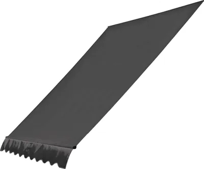 Produktbild von Ersatzdach für Klemmmarkise 200 x 130 cm Grau, Ersatzbezug Balkonmarkise, Balkon Sonnensegel Bezug