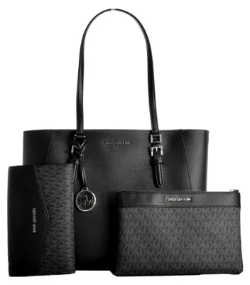 Produktbild von Charlotte Damen Handtasche Schwarz 34 x 27 x 11 cm