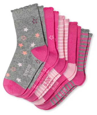 Produktbild von Schiesser Mädchen Kinder 5 PACK Socken Strümpfe Multipack - Größe 19 bis 37