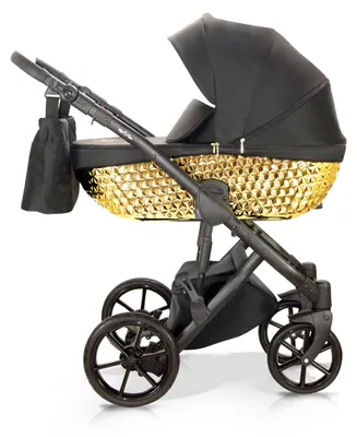 Produktbild von Milukids Djuna 3-in-1 Kombikinderwagen Schwarz mit Babyschale (DJN-05)