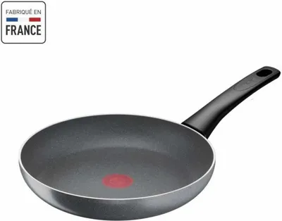 Produktbild von TEFAL Hard Stone Bratpfanne 28 cm, Nicht-Induktion, Mineralia + Antihaftbeschichtung, PFOA-frei, Hergestellt in Frankreich D4560632