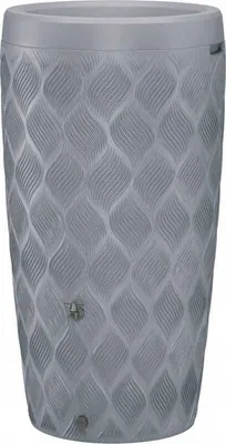 Image de Réservoir d'eau de pluie gris 240l 59.5x112cm