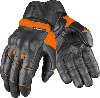 Immagine prodotto di Guanti Da Moto In Pelle Wolf Tw60 Gusto Arancione 3Xl