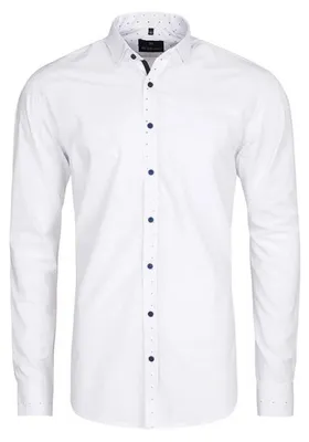 Produktbild von Di Selentino - "Kos" Hemd für Herren, Schmal NA798 (116,84 cm) (Weiß)