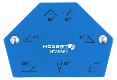 Produktbild von Magnetischer Schweißwinkel, 100 mm, bis 11.5 kg – Schraubzwinge Högert Technik