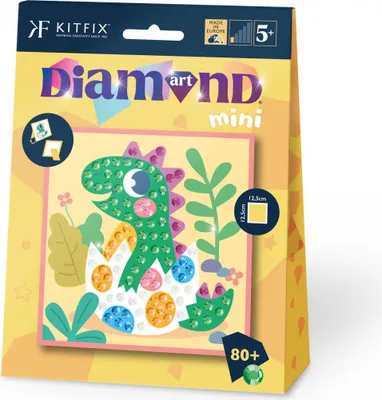 Produktbild von Diamantmalerei für den kleinsten Dinosaurier Kitfix - Mini 5+
