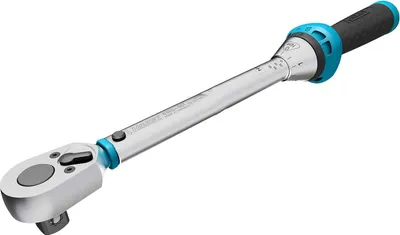 Produktbild von HAZET 5120-3CT, Klick-Drehmomentschlüssel, Mechanisch, 1/4", 1 - 9 Nm, 4%, Schwarz, Blau